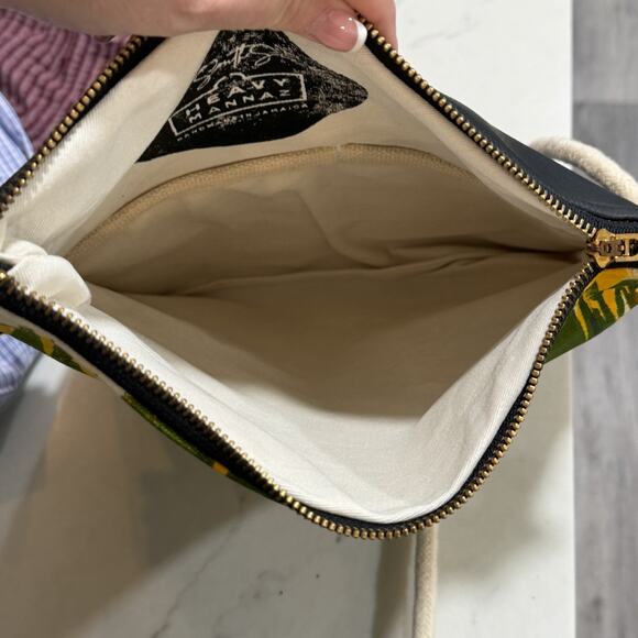 Handmade Jamaica Crossbody Bag Purse Foldover Color Block Clutch Rope Strap Vtg - Picture 8 of 8